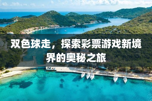 双色球走，探索彩票游戏新境界的奥秘之旅